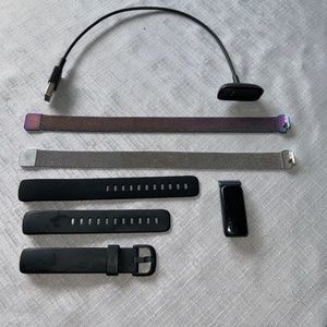 Fitbit Inspire 2 with extra bands and charger